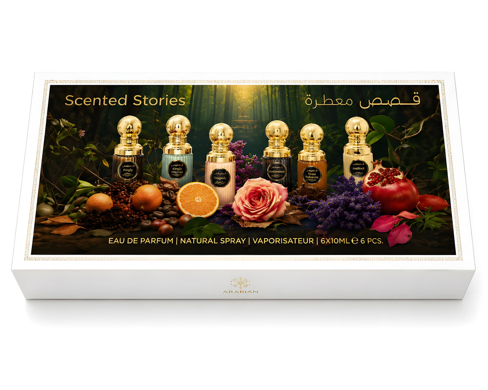 توزيعات مجموعة قصص معطرة للجنسين 6×30 مل